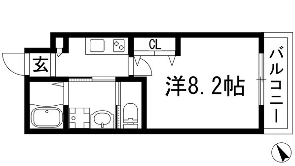 ラ・フォルム宝塚栄町の物件間取画像